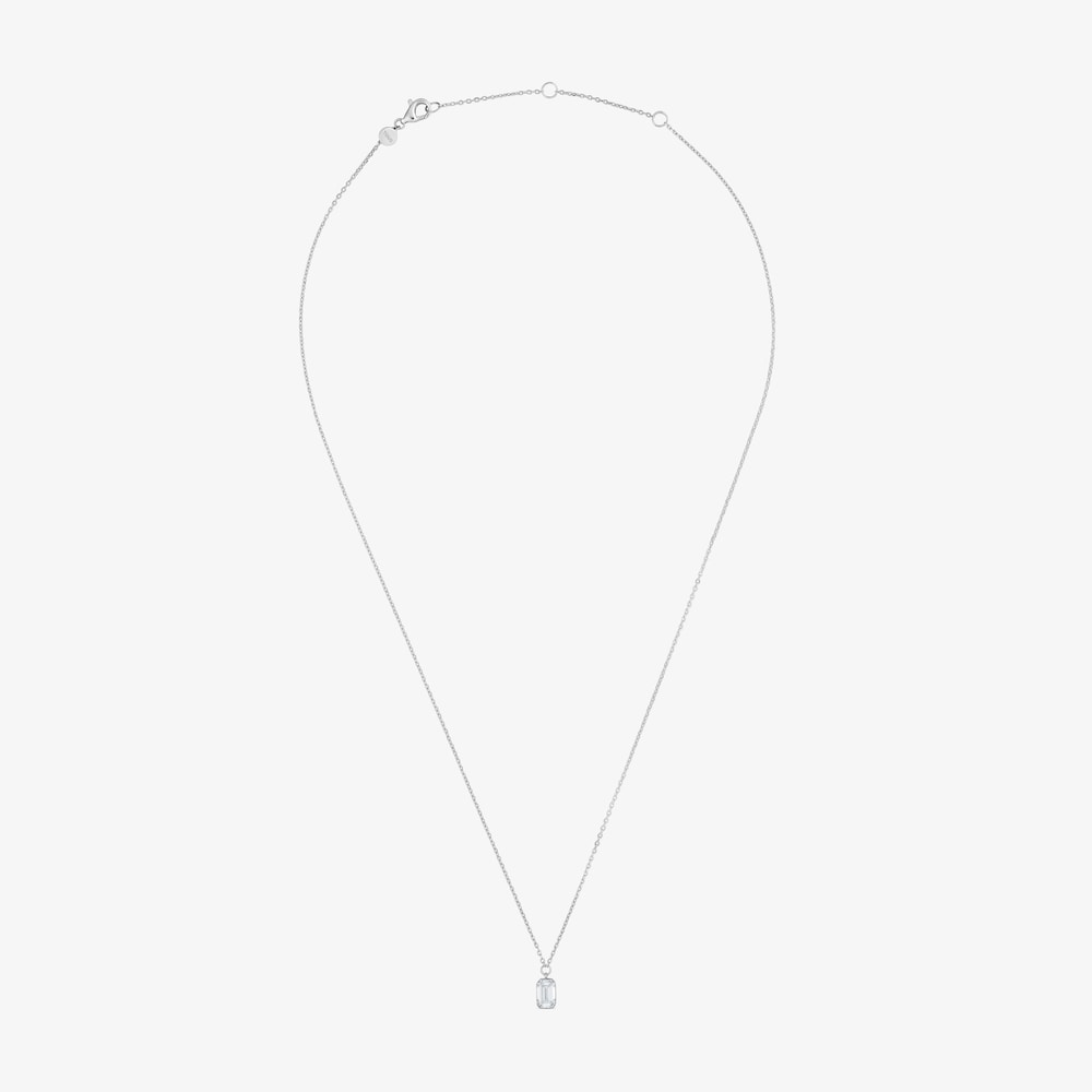 Halskette aus 9&nbsp;kt Wei&szlig;gold mit im Labor gez&uuml;chteten Diamanten TOUS Iris&eacute; LGD