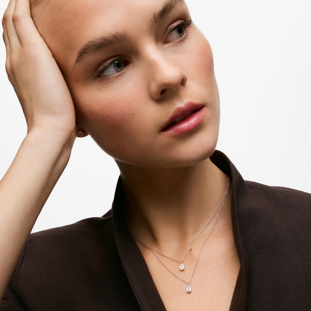 Collar de oro blanco 9 kt y diamante creado en laboratorio TOUS Iris&eacute; LGD