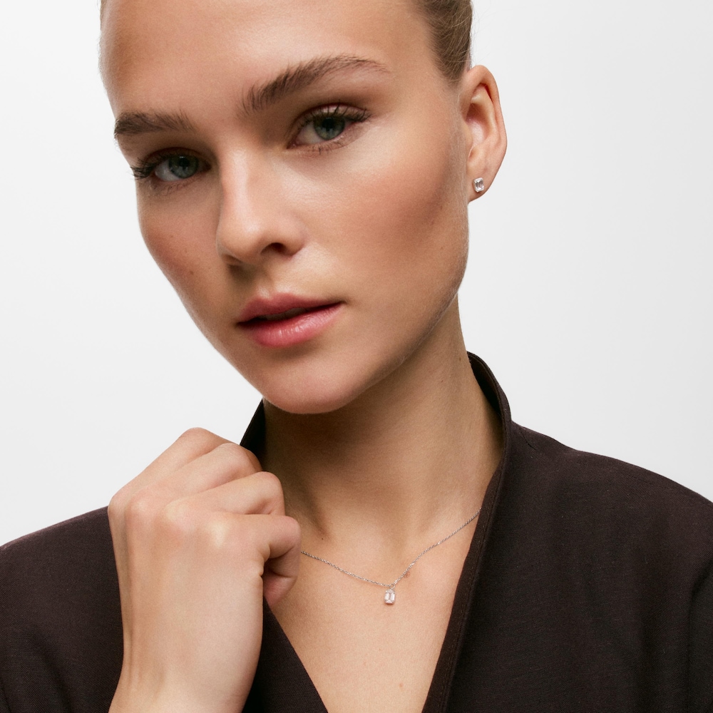 Collar de oro blanco 9 kt y diamante creado en laboratorio TOUS Iris&eacute; LGD