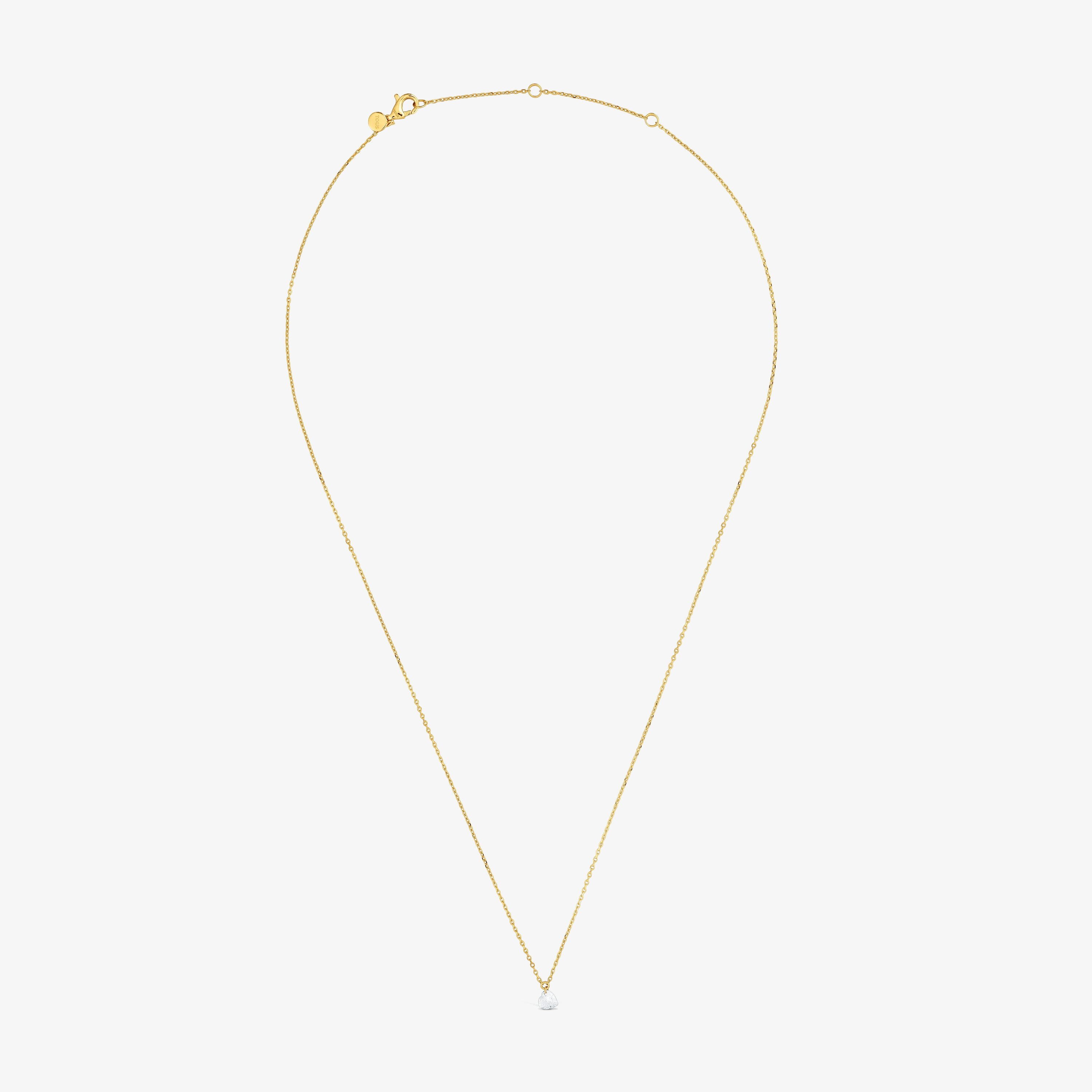 9kt gold and lab-grown diamond heart Necklace TOUS Irisé LGD