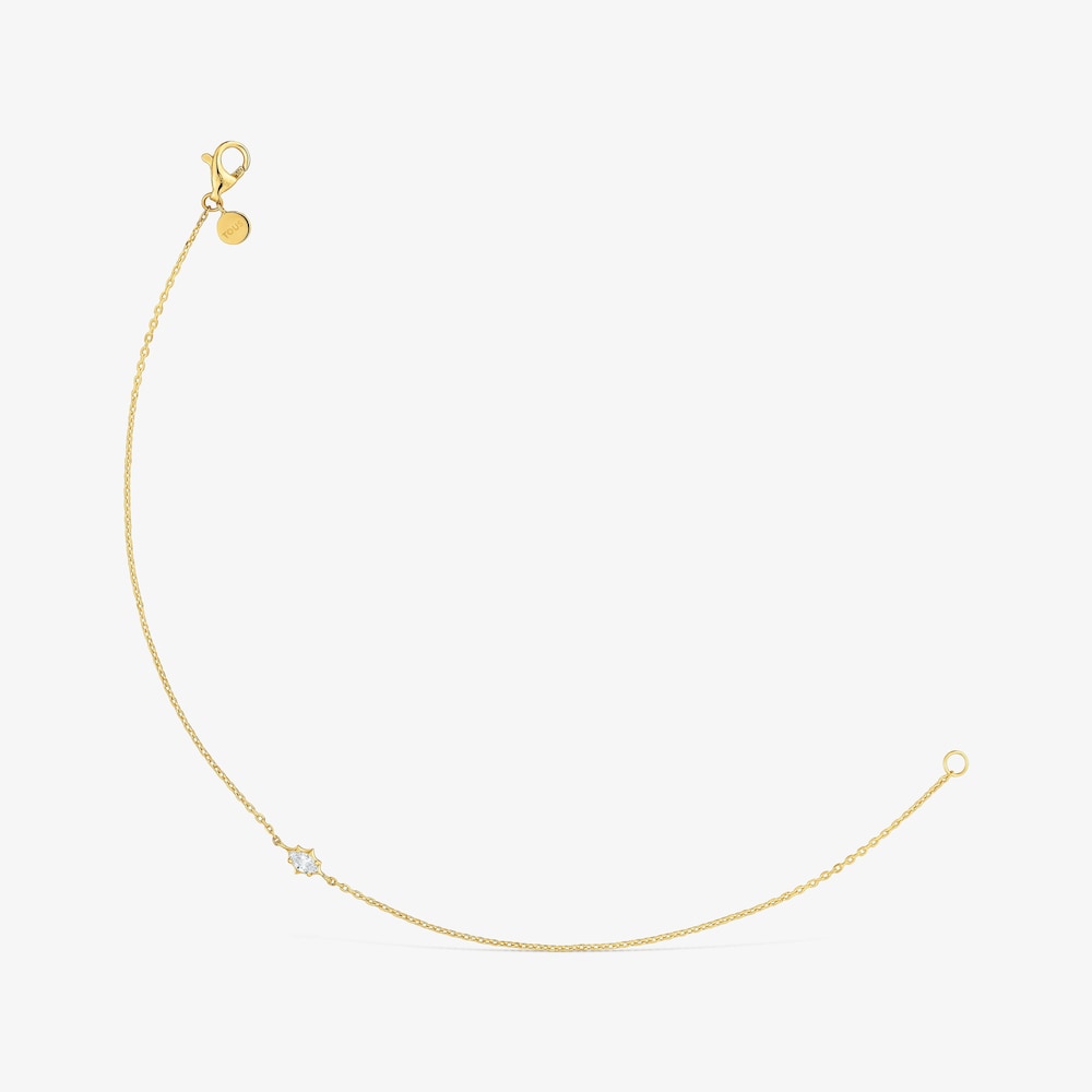 Pulsera de oro 9 kt y diamante creado en laboratorio TOUS Iris&eacute; LGD