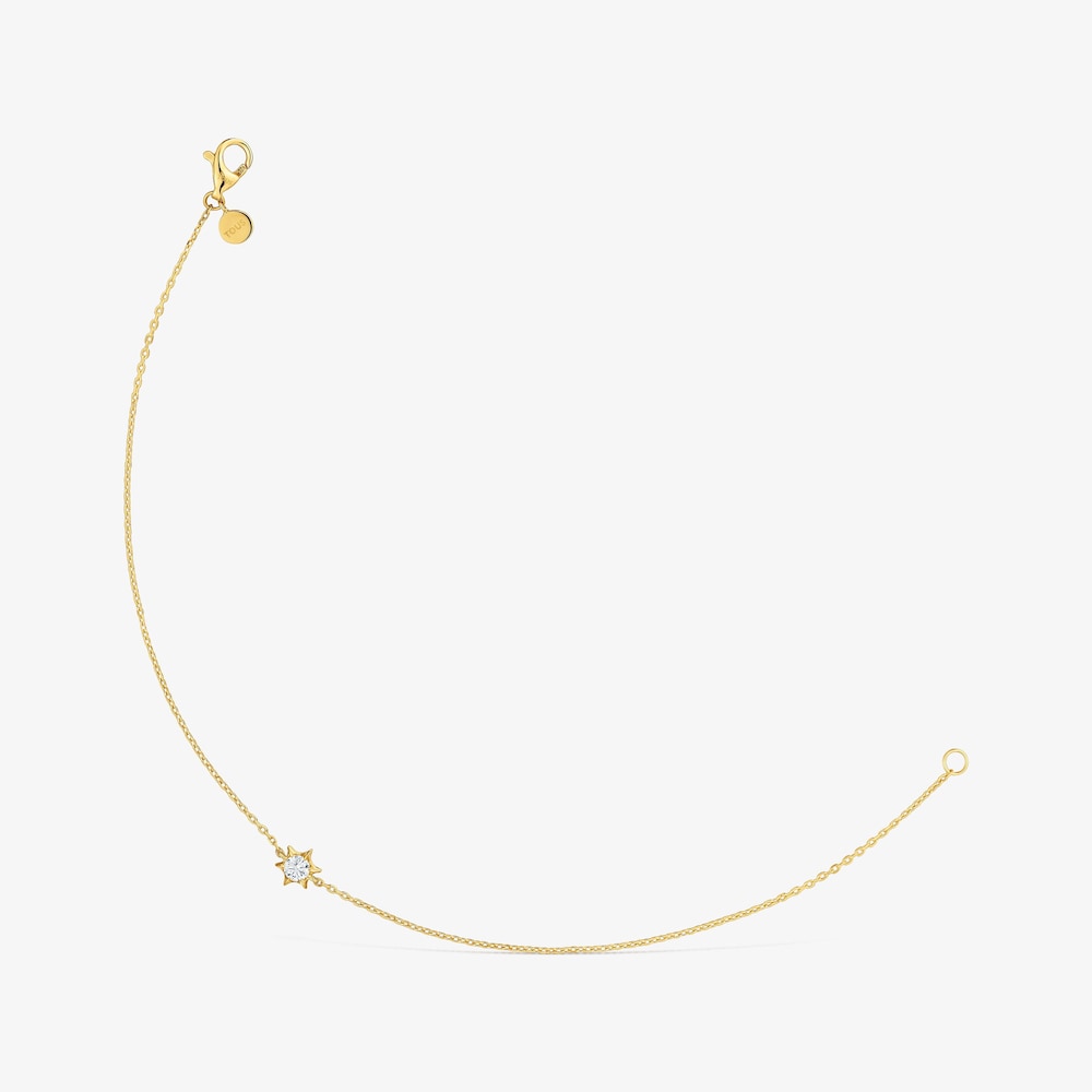 Pulsera de oro 9 kt y diamante creado en laboratorio TOUS Iris&eacute; LGD