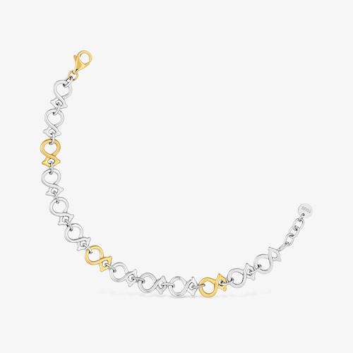 Pulsera de acero bicolor TOUS Infinity