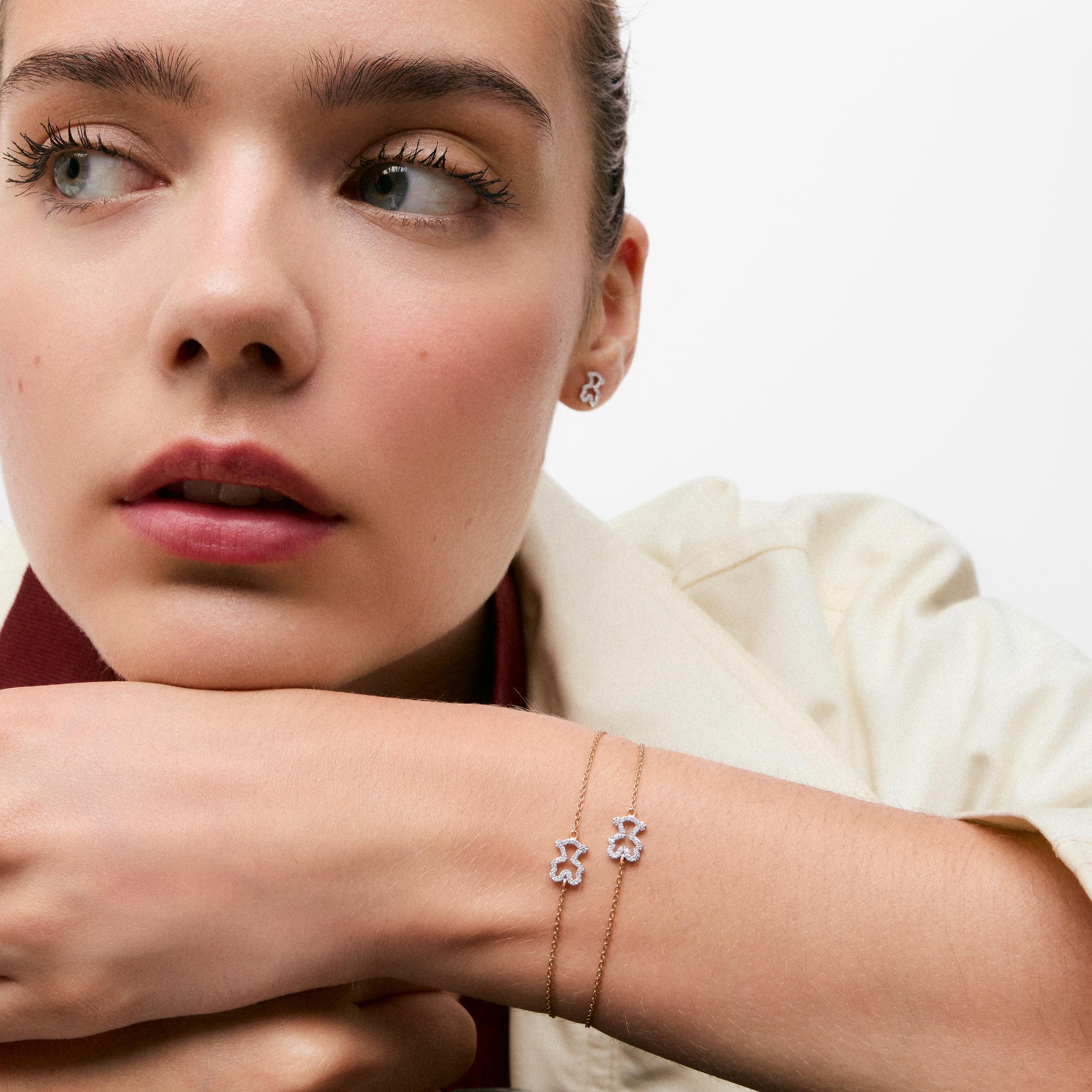 Diamond and 9kt gold Bracelet TOUS Kaos