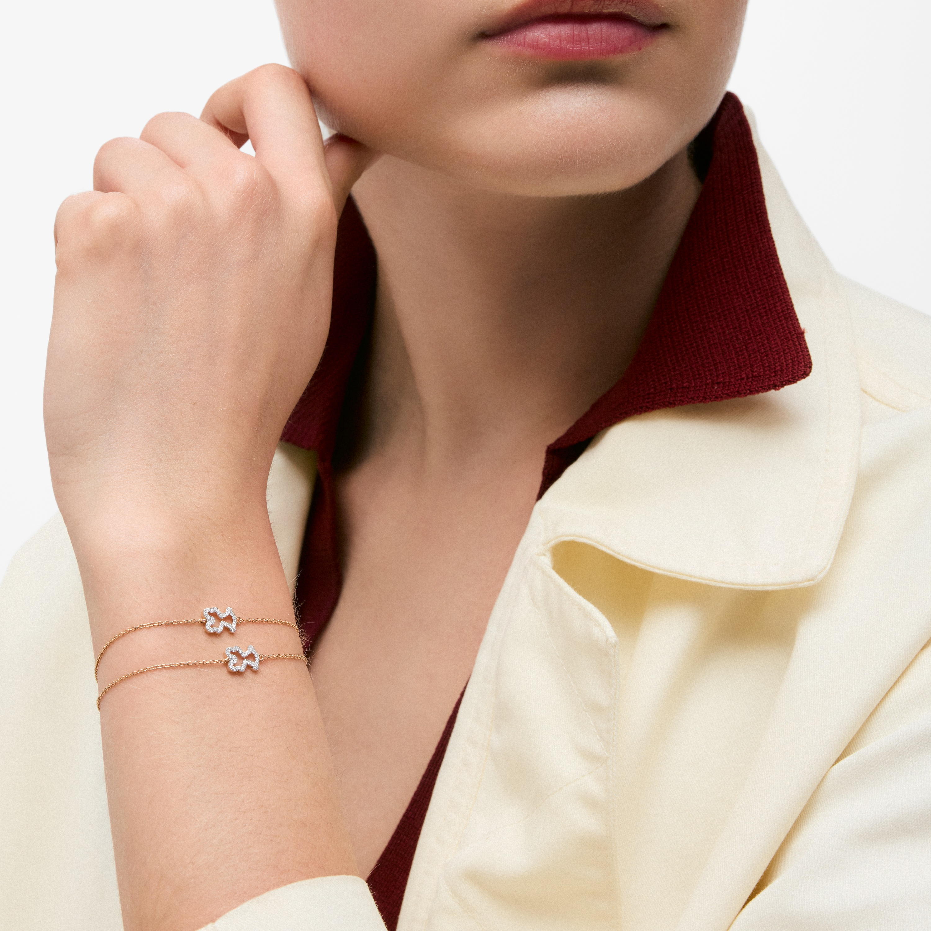 Diamond and 9kt gold Bracelet TOUS Kaos