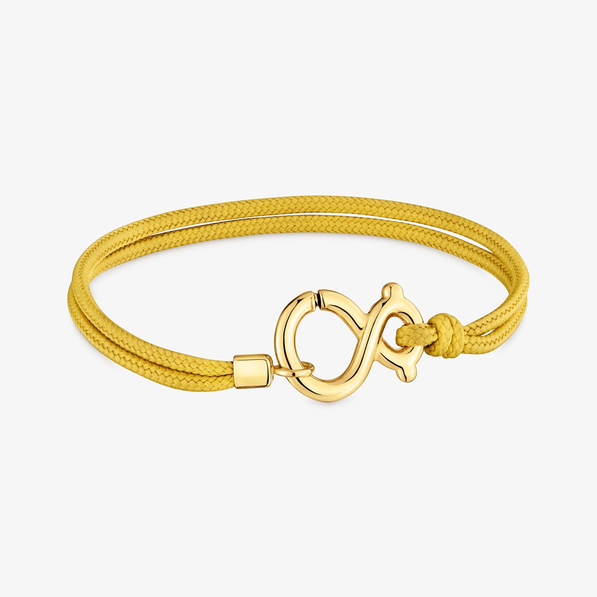 Tous - Pulsera Con Baño De Oro 18 Kt Sobre Plata Y Cordón Lima Tous Infinity - Verde