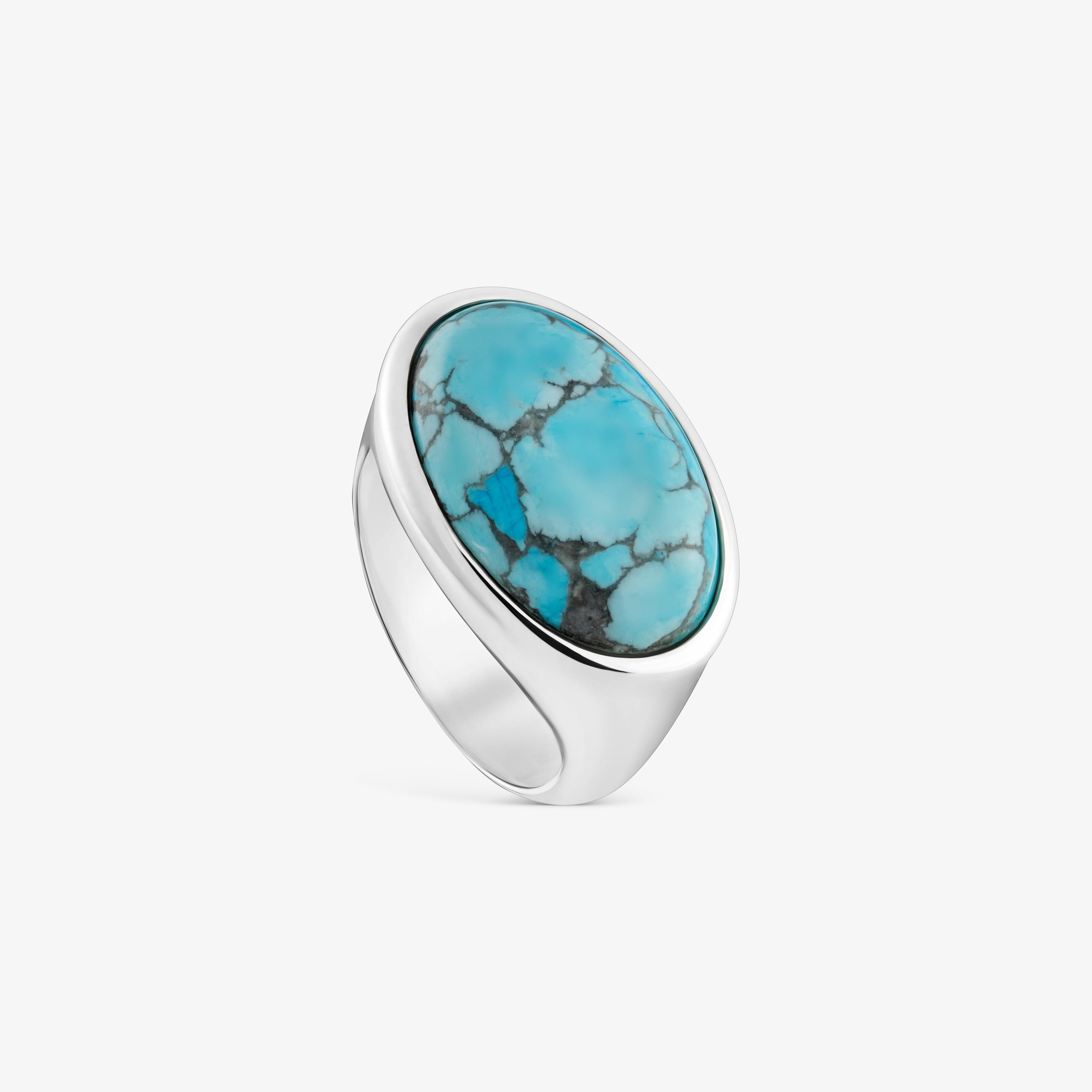 Silver-plated Ring with magnesite TOUS Gem Power