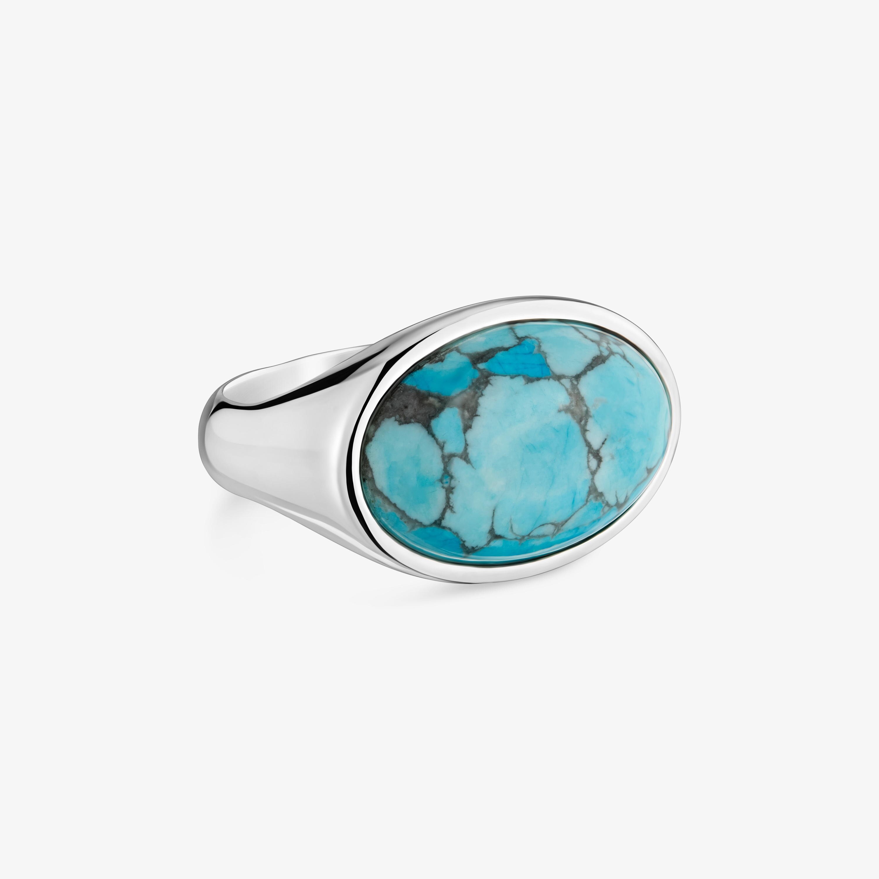 Silver-plated Ring with magnesite TOUS Gem Power