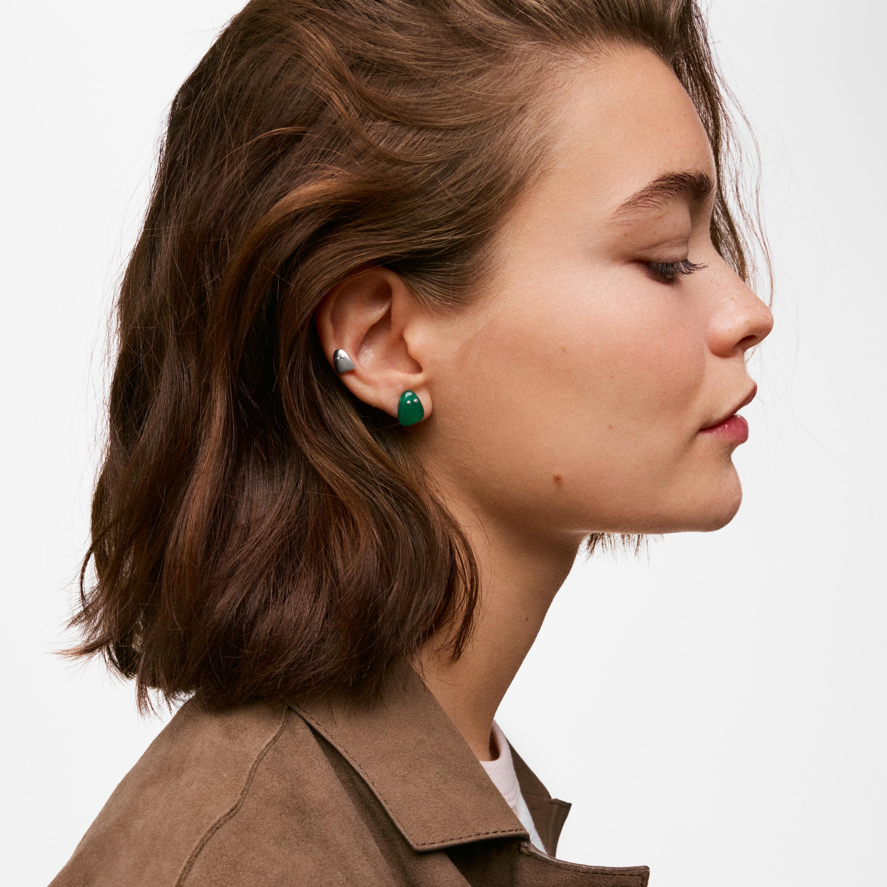 Silver and chalcedony Earrings TOUS Boo