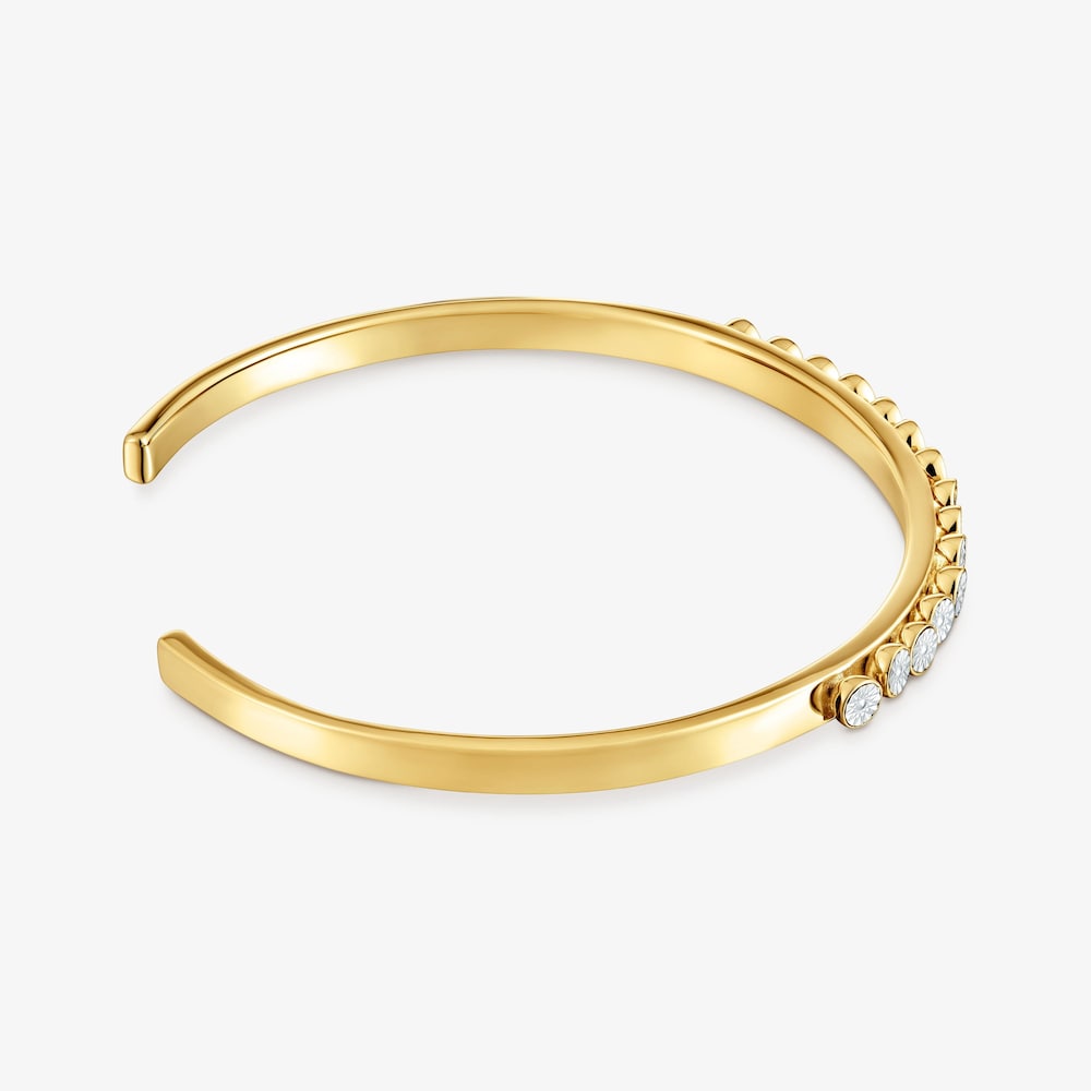 Pulsera esclava en ba&ntilde;o de oro TOUS Maggie Disco