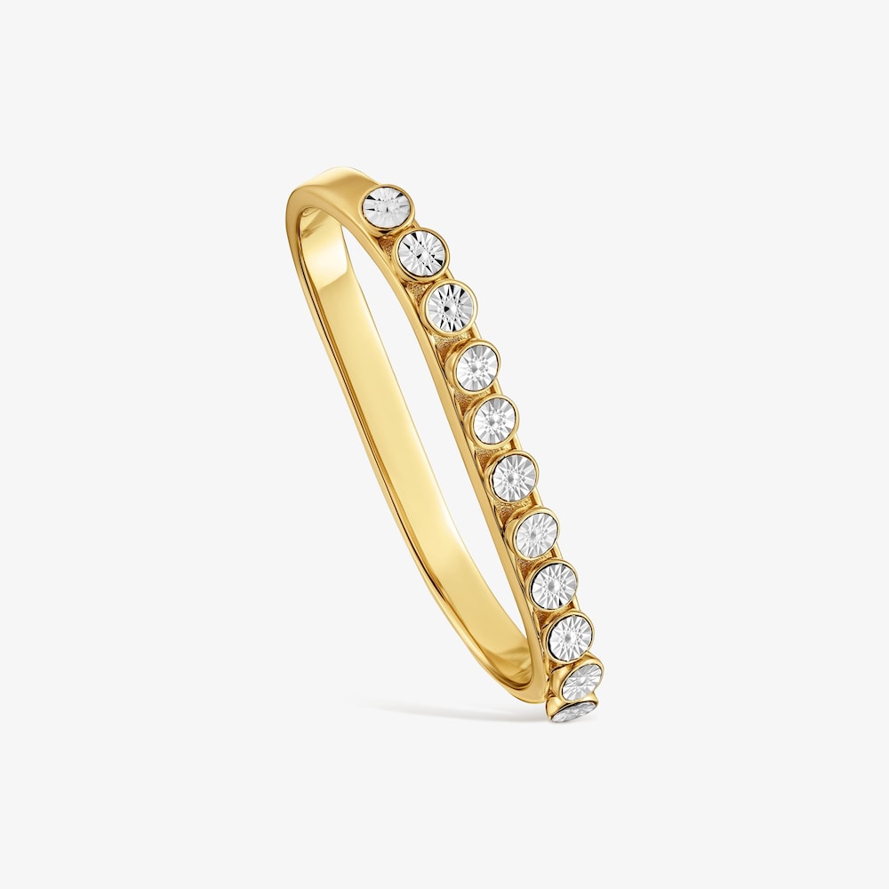 Bague double plaqu&eacute;e or TOUS Maggie Disco