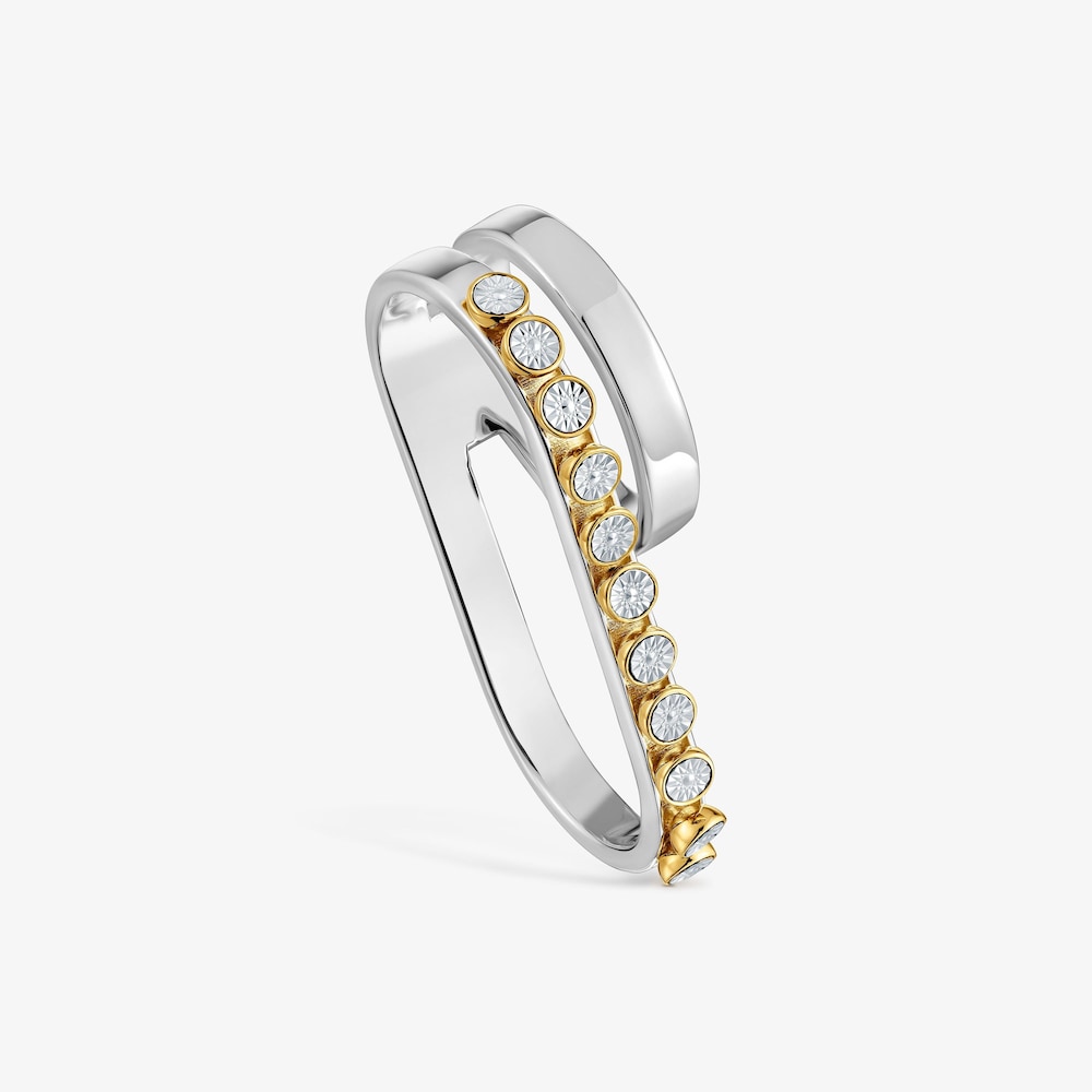 Bague double anneau bicolore TOUS Maggie Disco