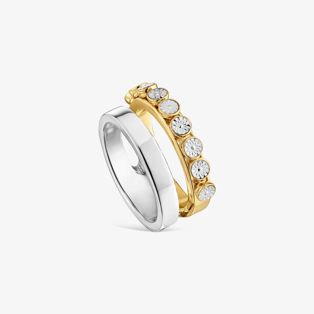 Two-tone double Ring TOUS Maggie Disco