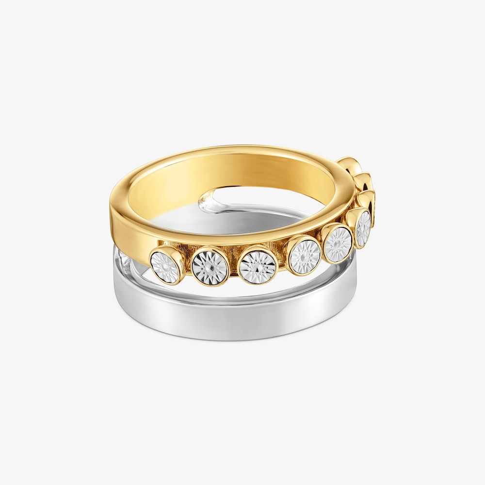 Two-tone double Ring TOUS Maggie Disco