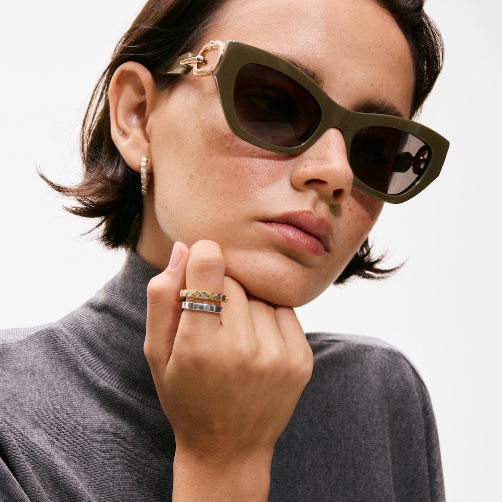 Two-tone double Ring TOUS Maggie Disco