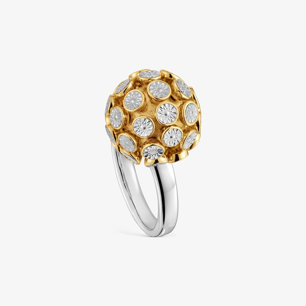 Two-tone ball Ring TOUS Maggie Disco
