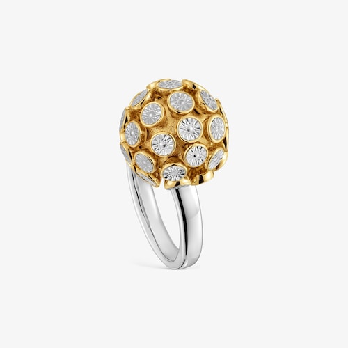 Two-tone ball Ring TOUS Maggie Disco