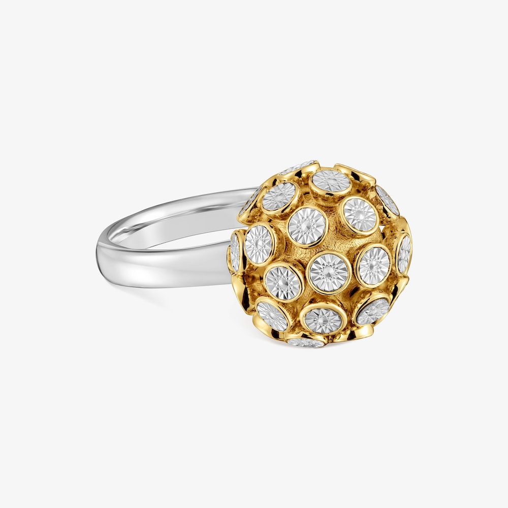Two-tone ball Ring TOUS Maggie Disco