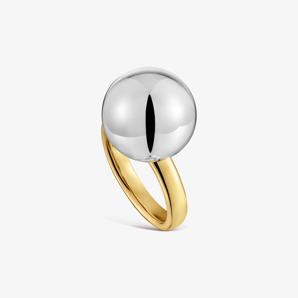 Two-tone ball Ring TOUS Maggie Disco