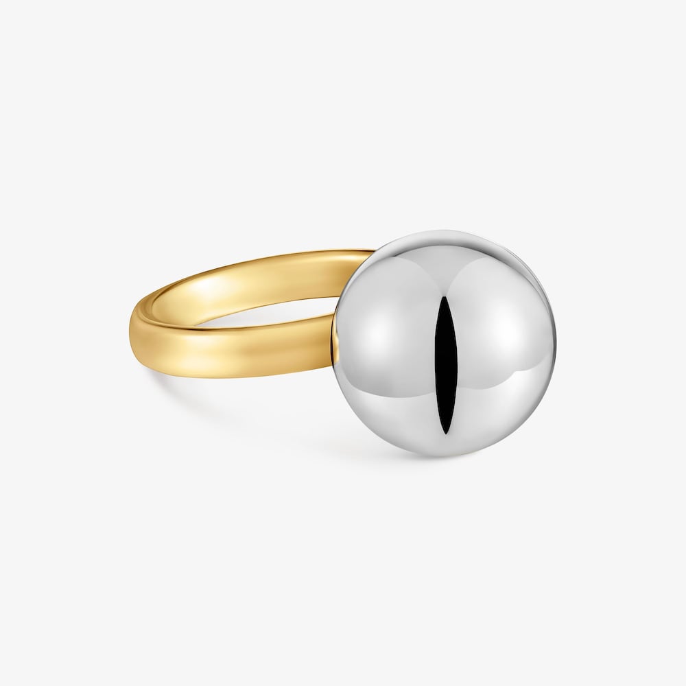 Two-tone ball Ring TOUS Maggie Disco