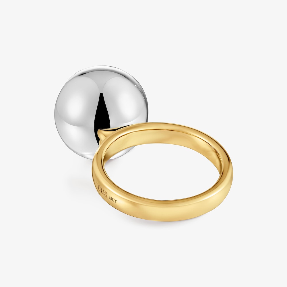 Two-tone ball Ring TOUS Maggie Disco