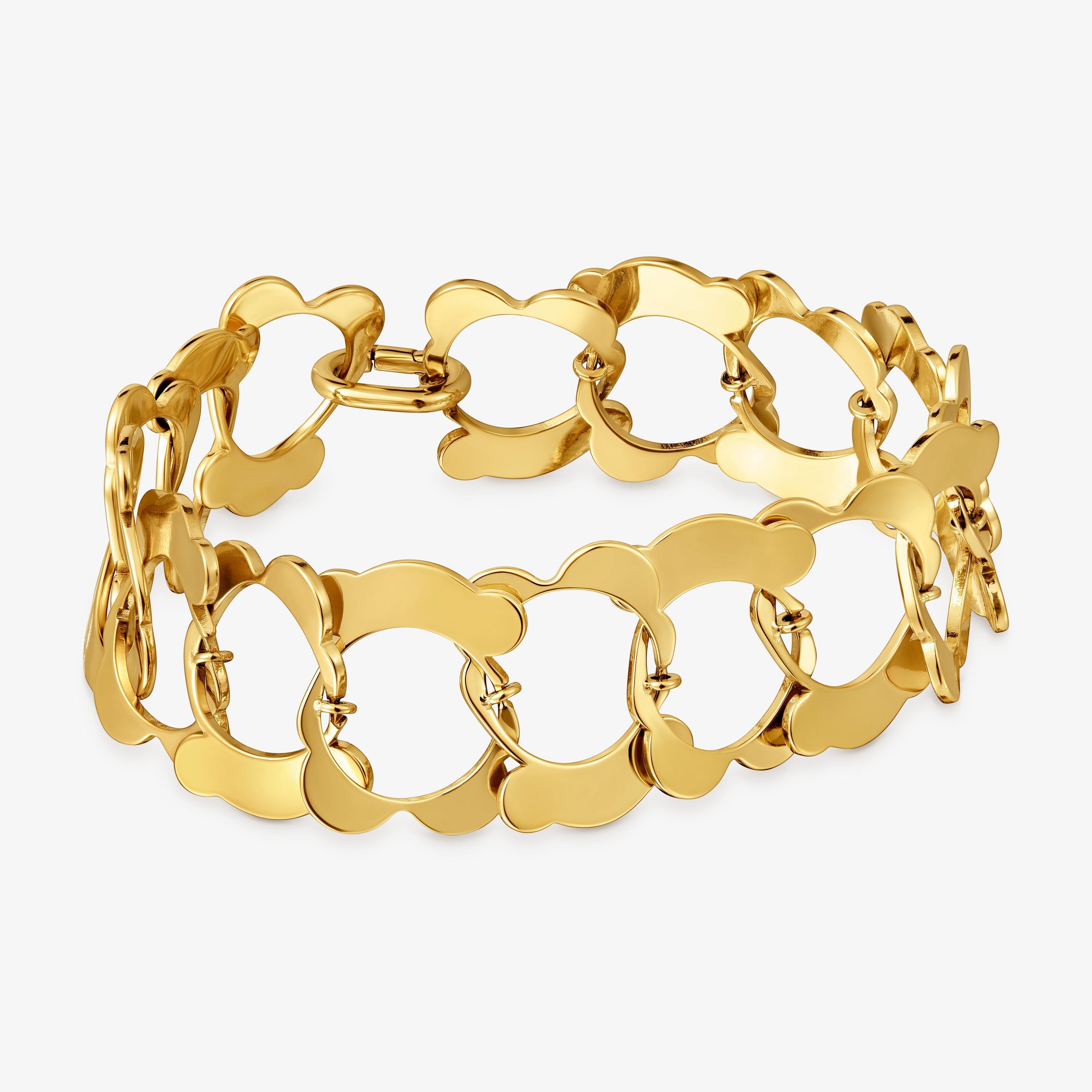 Gold-colored steel Bracelet TOUS Carrusel