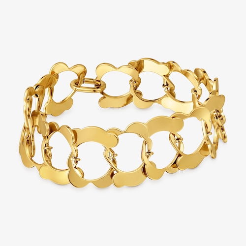 Pulsera de acero dorado Carrusel