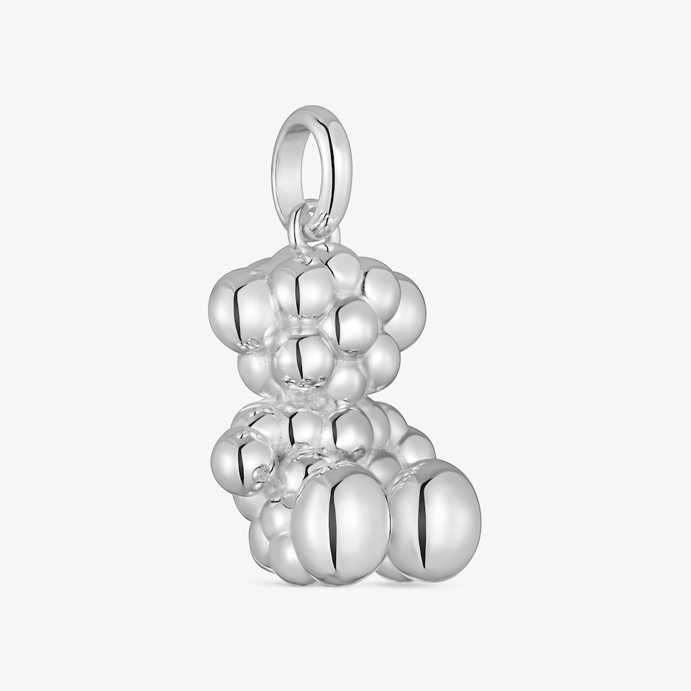 Dije oso con ba&ntilde;o de plata TOUS X Paula Mendoza