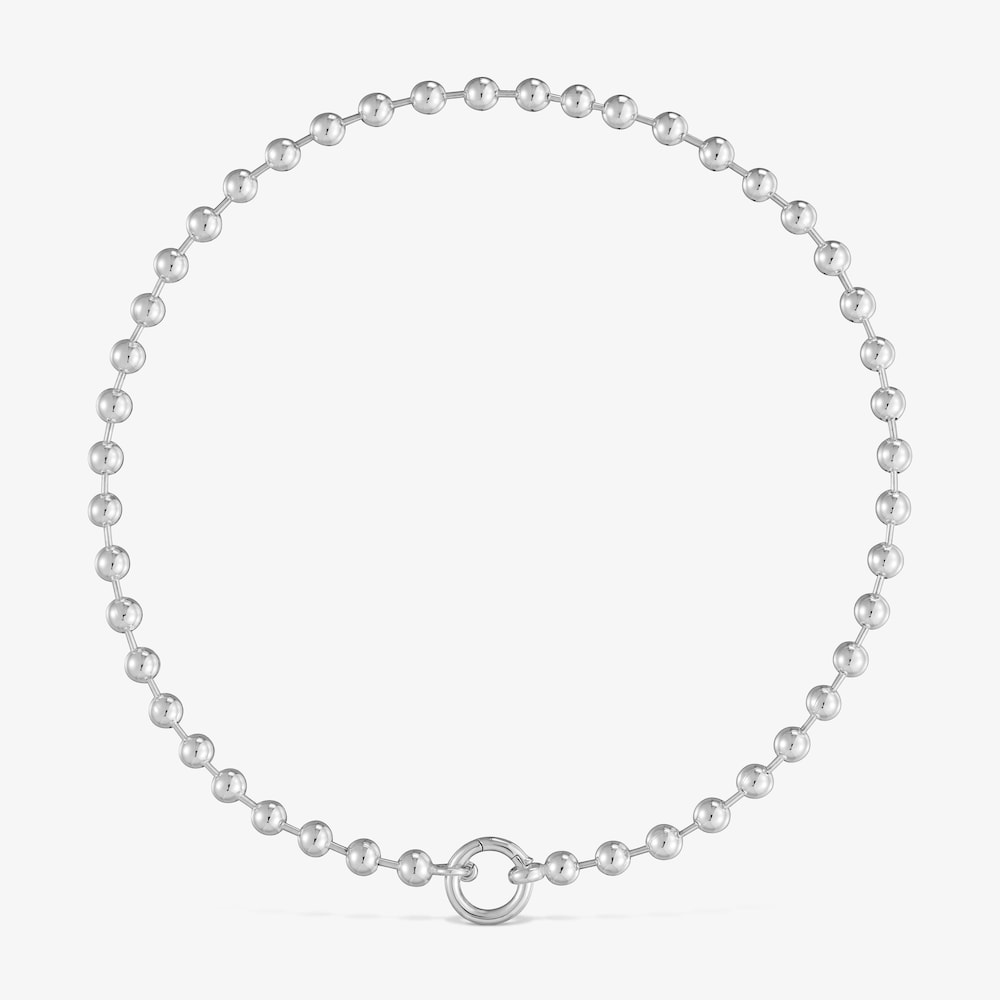 Collar con ba&ntilde;o de plata TOUS X Paula Mendoza