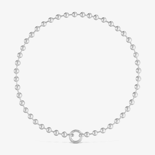 Collar con ba&ntilde;o de plata TOUS X Paula Mendoza