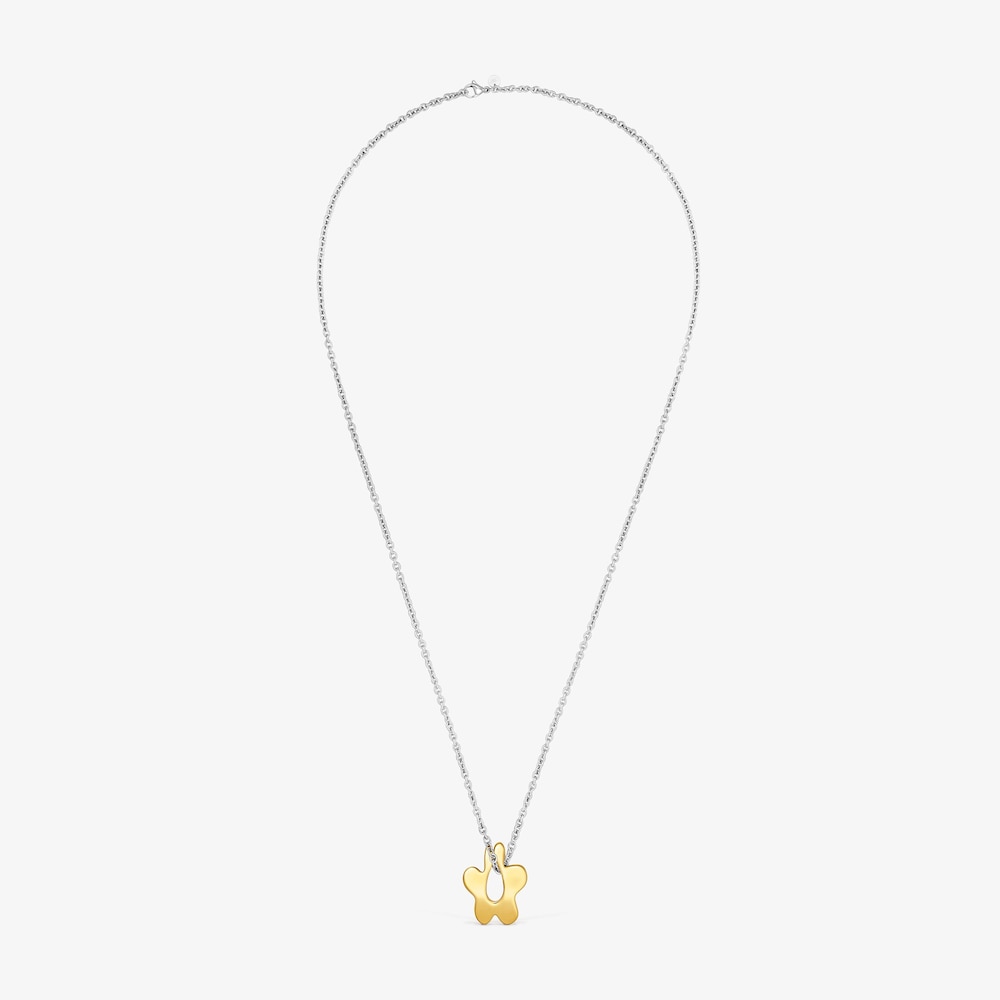 Collar flor de acero bicolor TOUS Strain