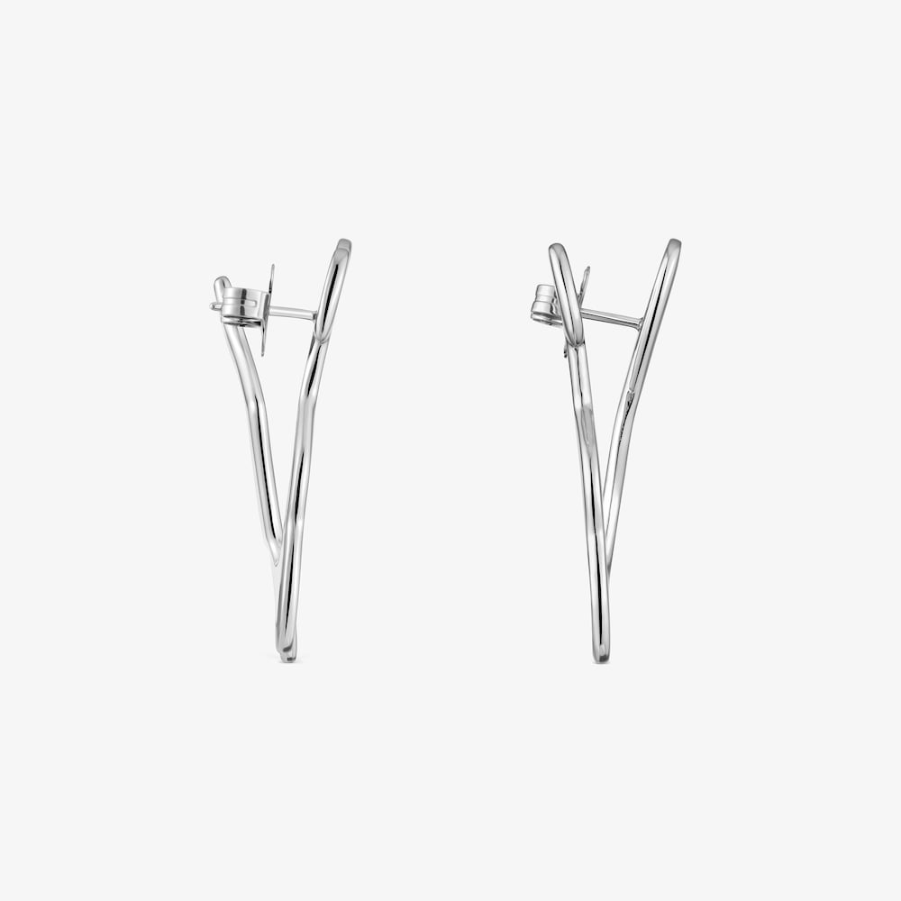 Pendientes largos oso de acero TOUS Strain