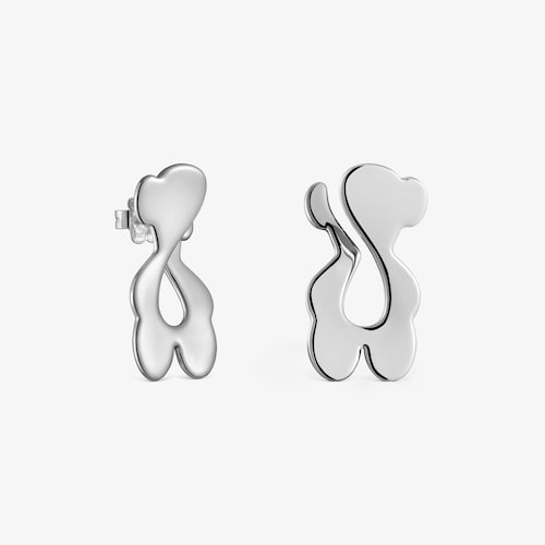 Pendientes oso de acero TOUS Strain