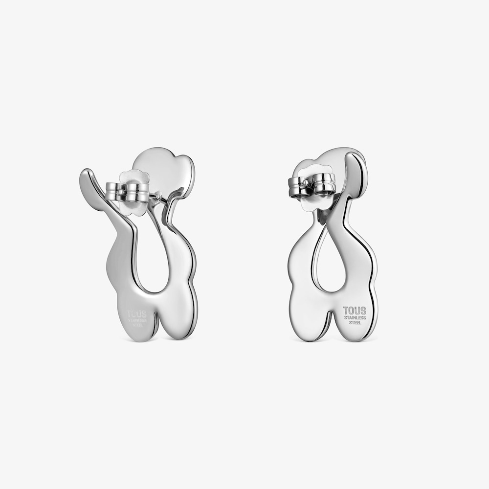 Pendientes oso de acero TOUS Strain