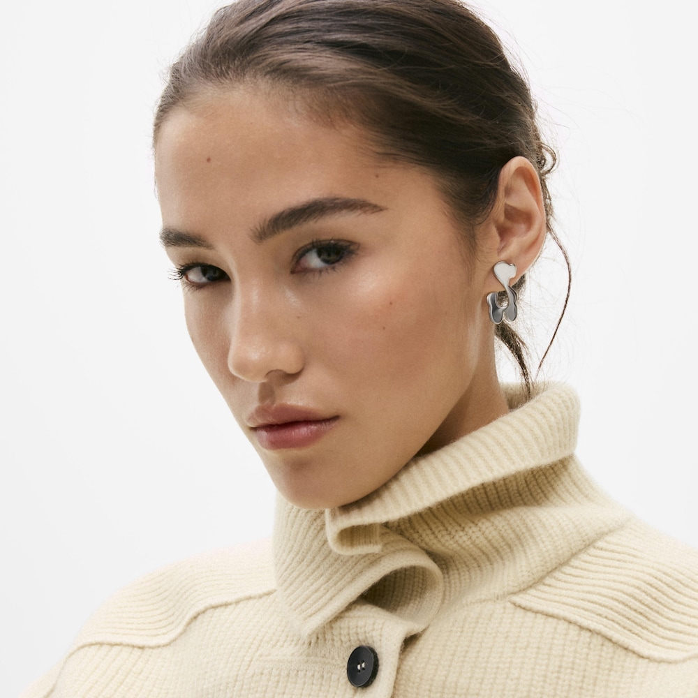 Steel bear Earrings TOUS Strain