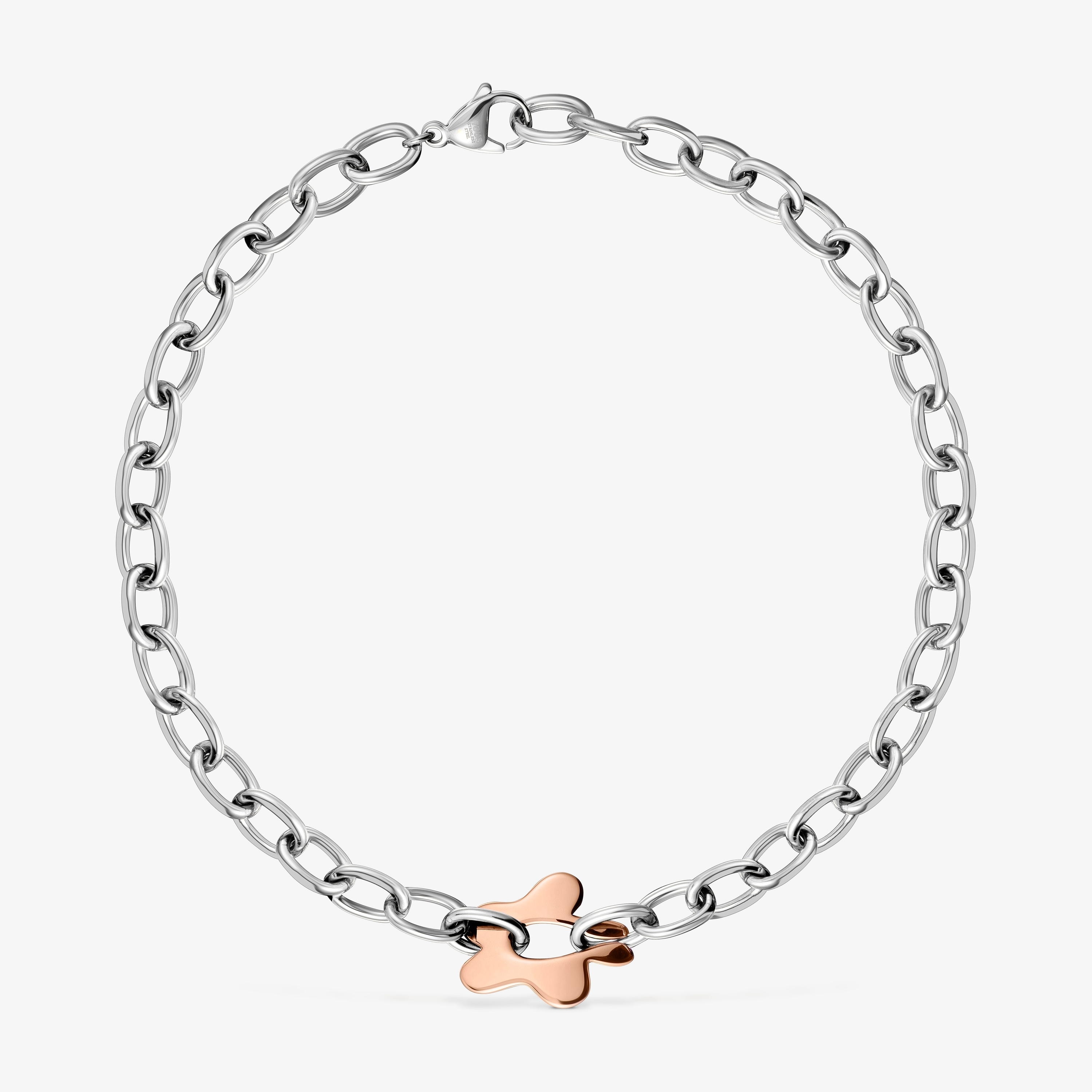 Steel flower Necklace TOUS Strain