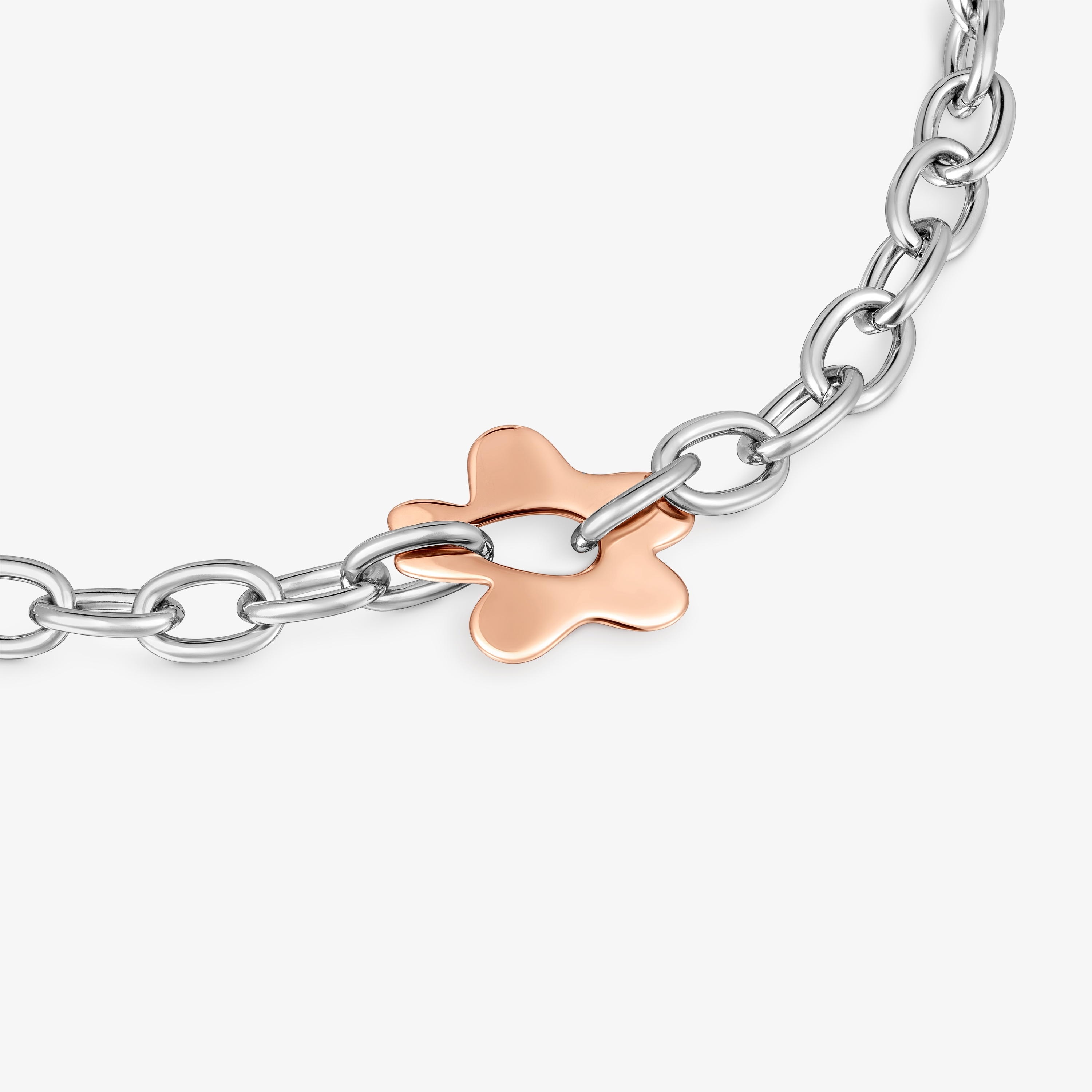 Steel flower Necklace TOUS Strain