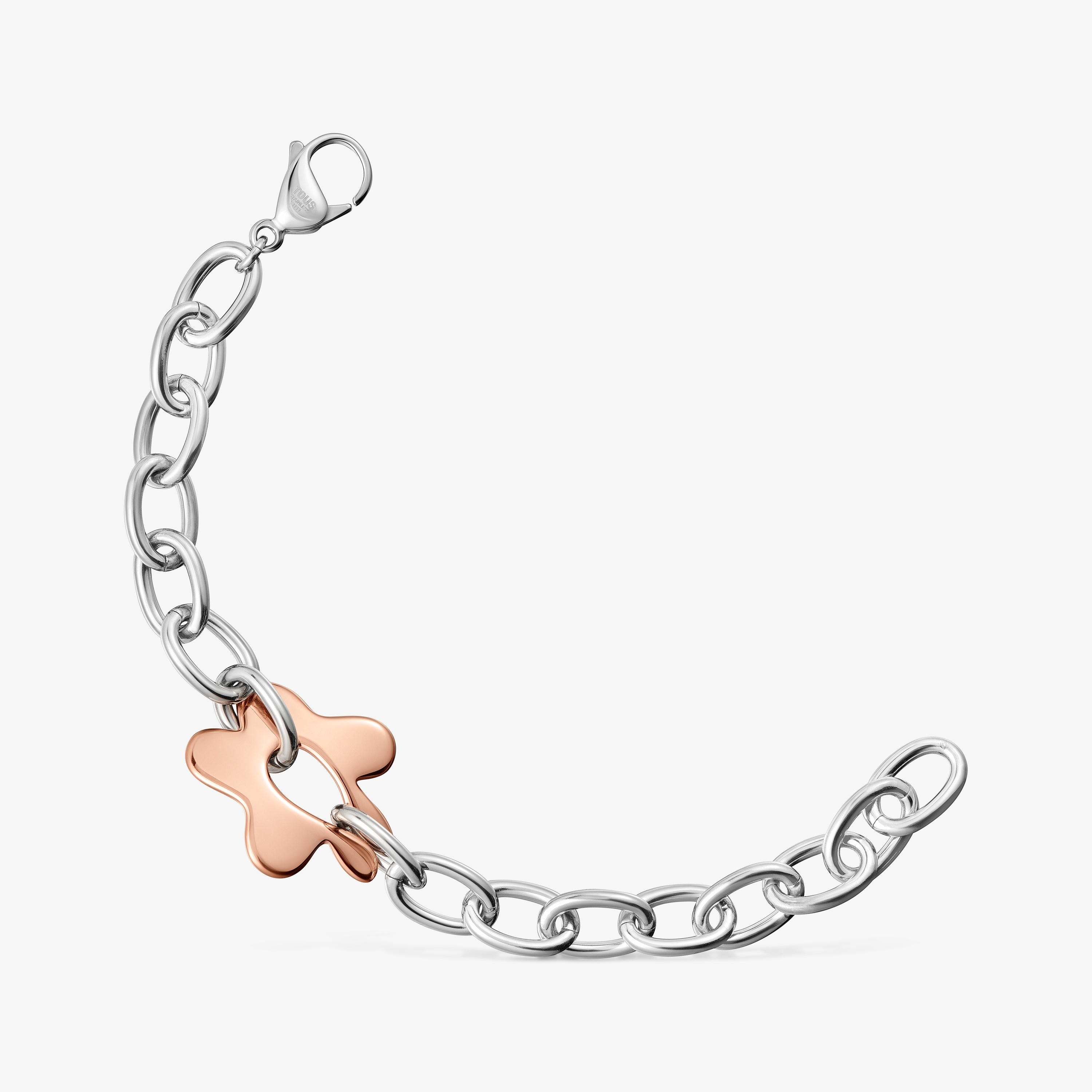 Steel flower Bracelet TOUS Strain