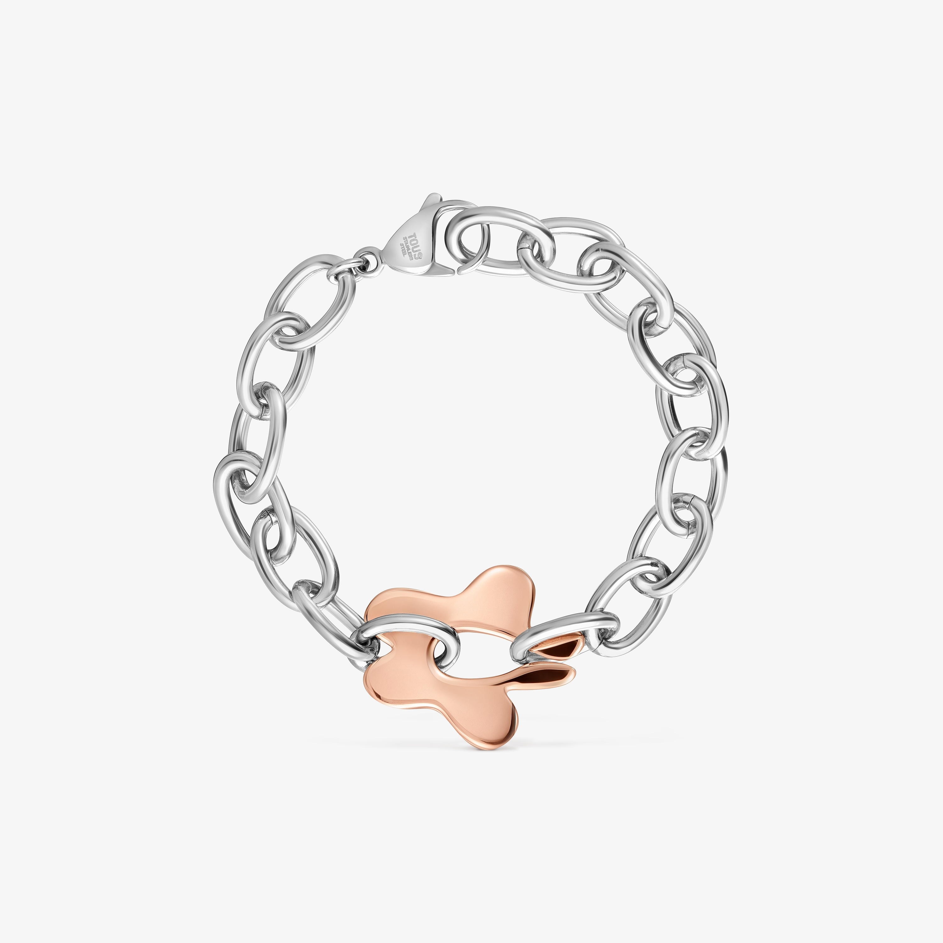 Steel flower Bracelet TOUS Strain