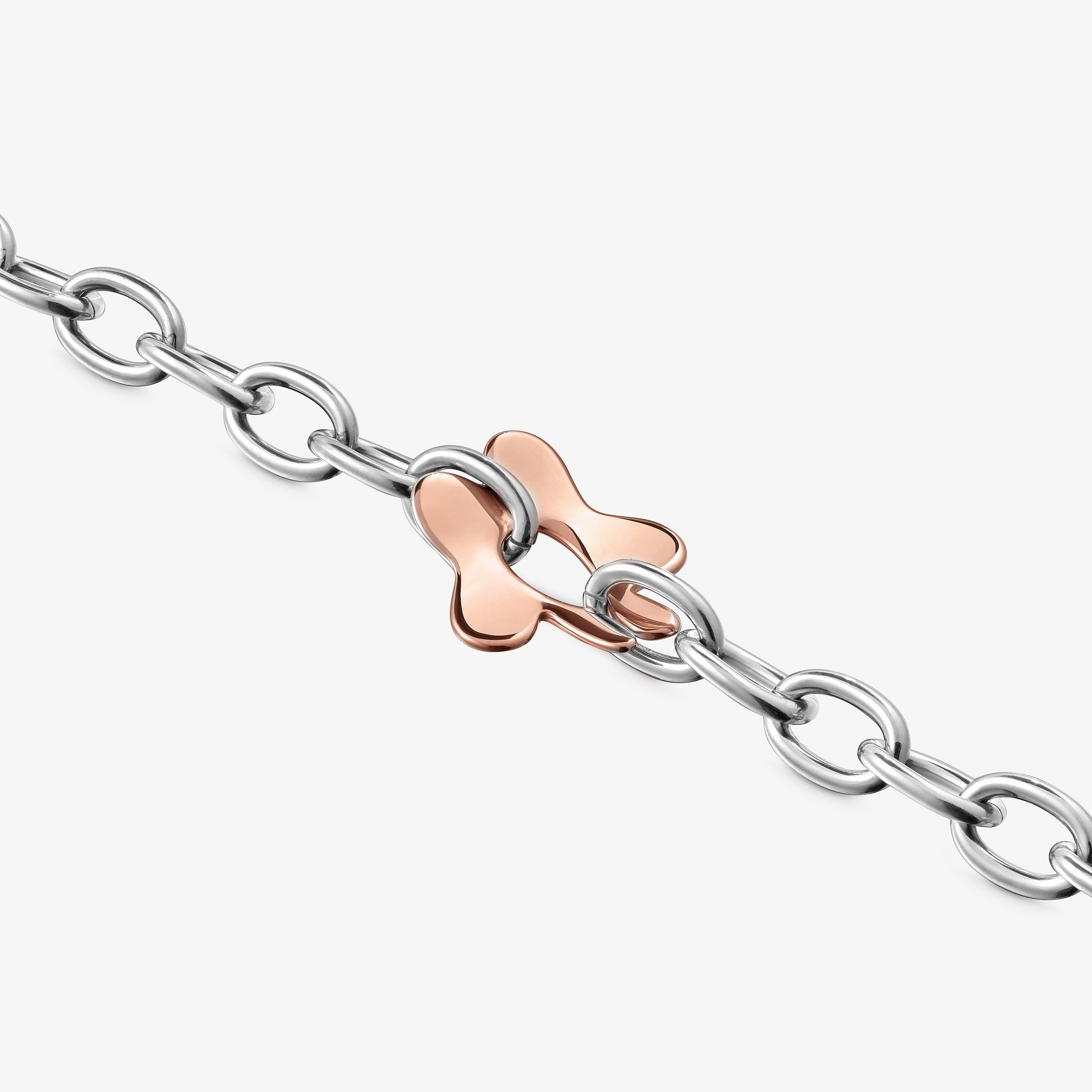 Steel flower Bracelet TOUS Strain