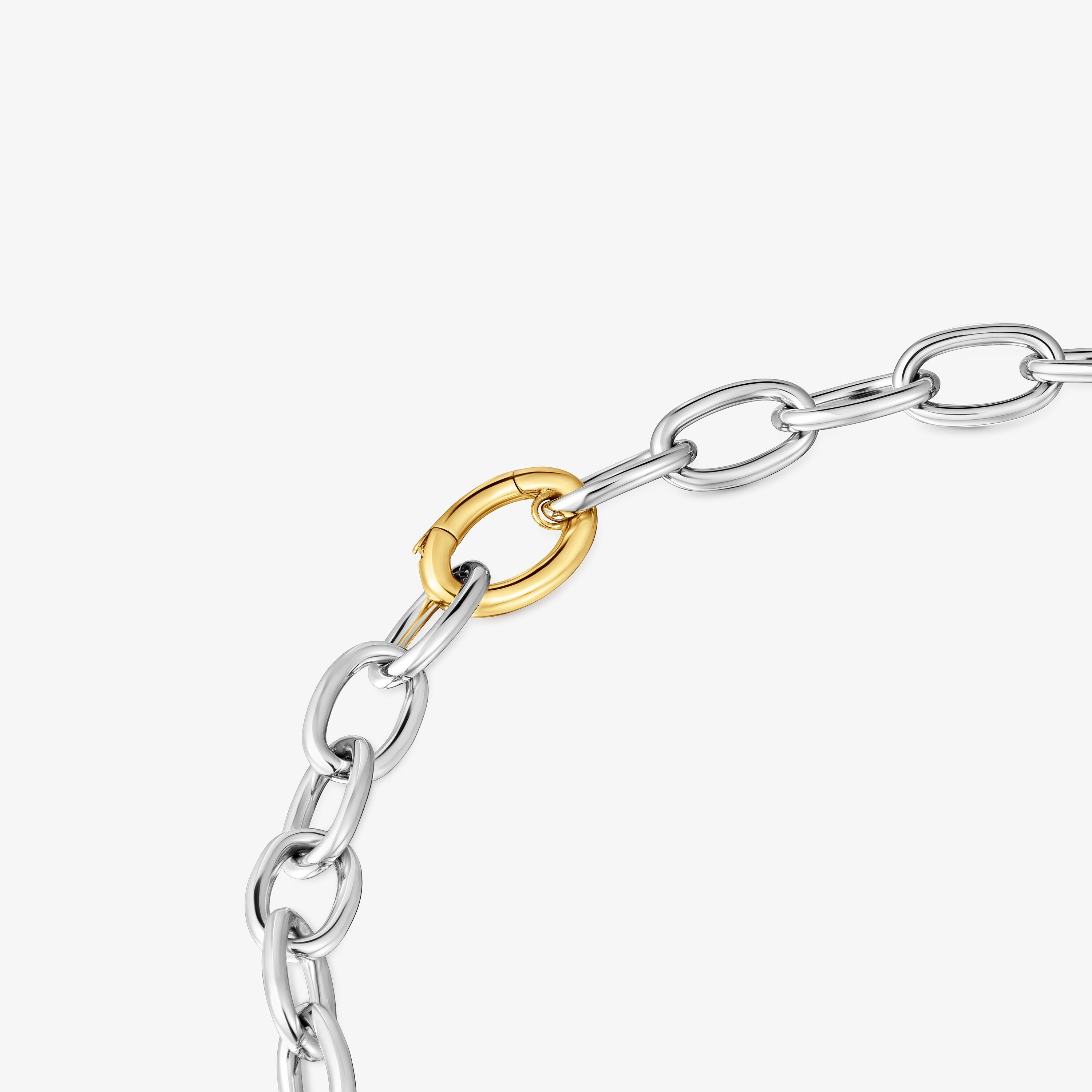 Two-tone steel motif Necklace TOUS Strain