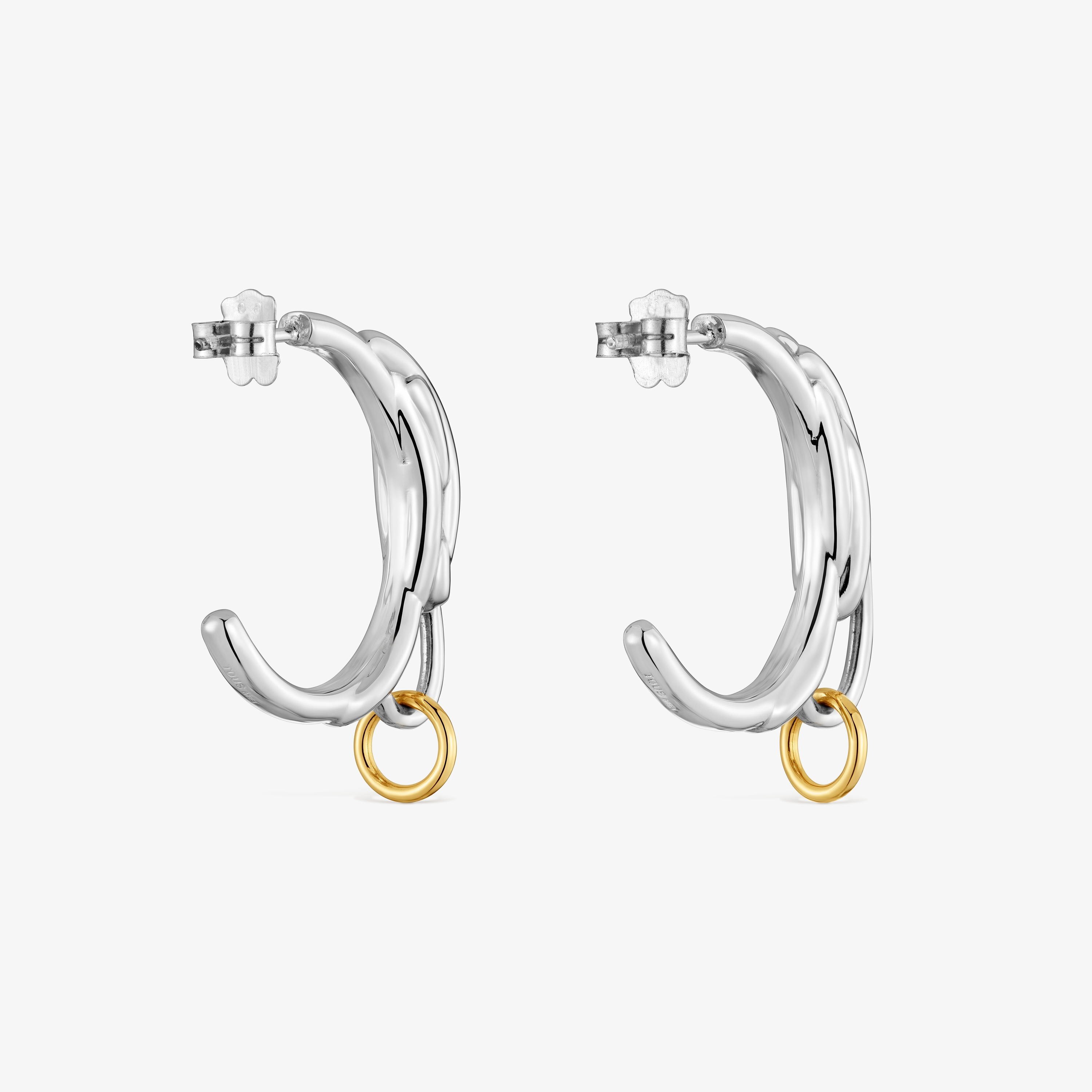 Two-tone Hoop earrings TOUS Lia
