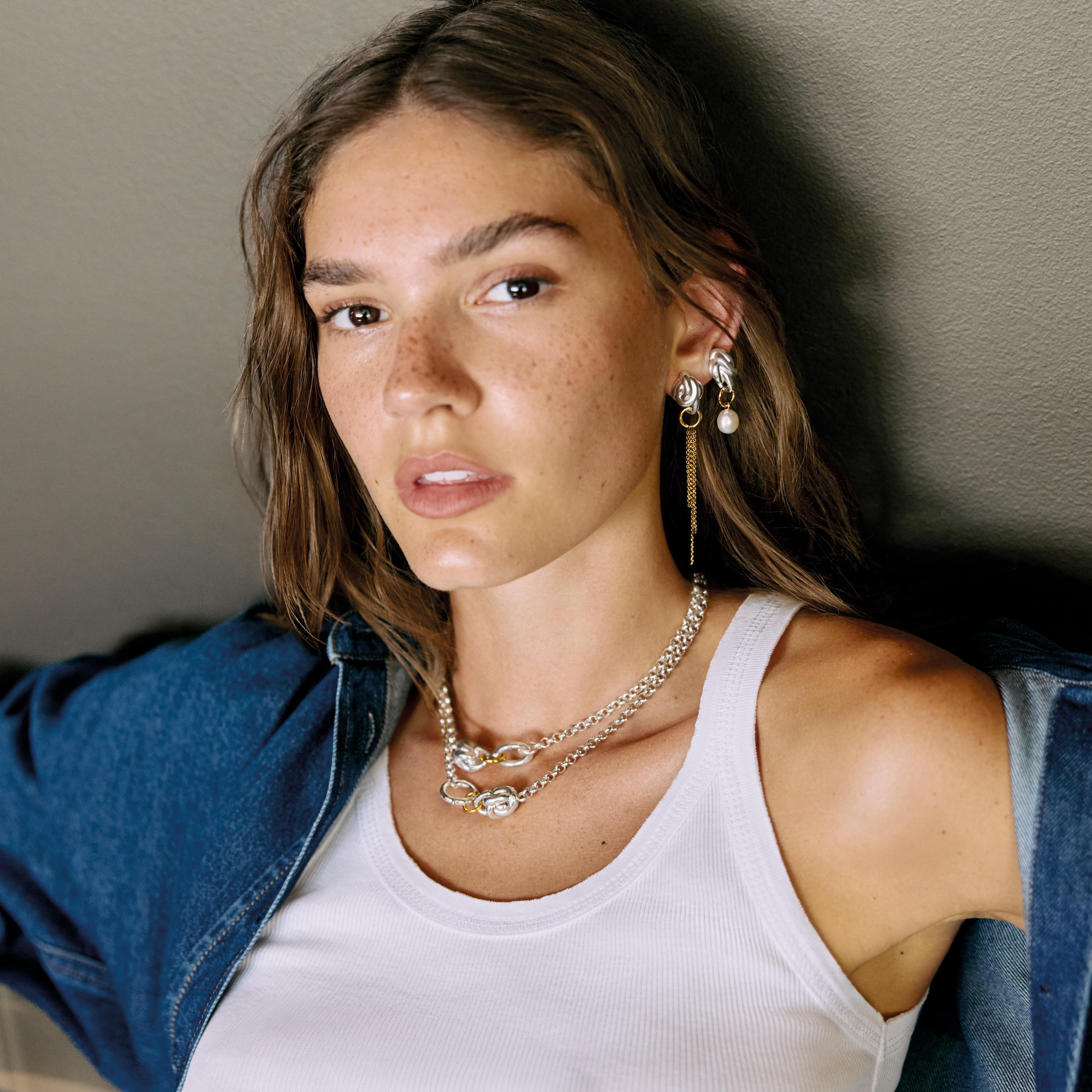 Two-tone Chain earrings TOUS Lia