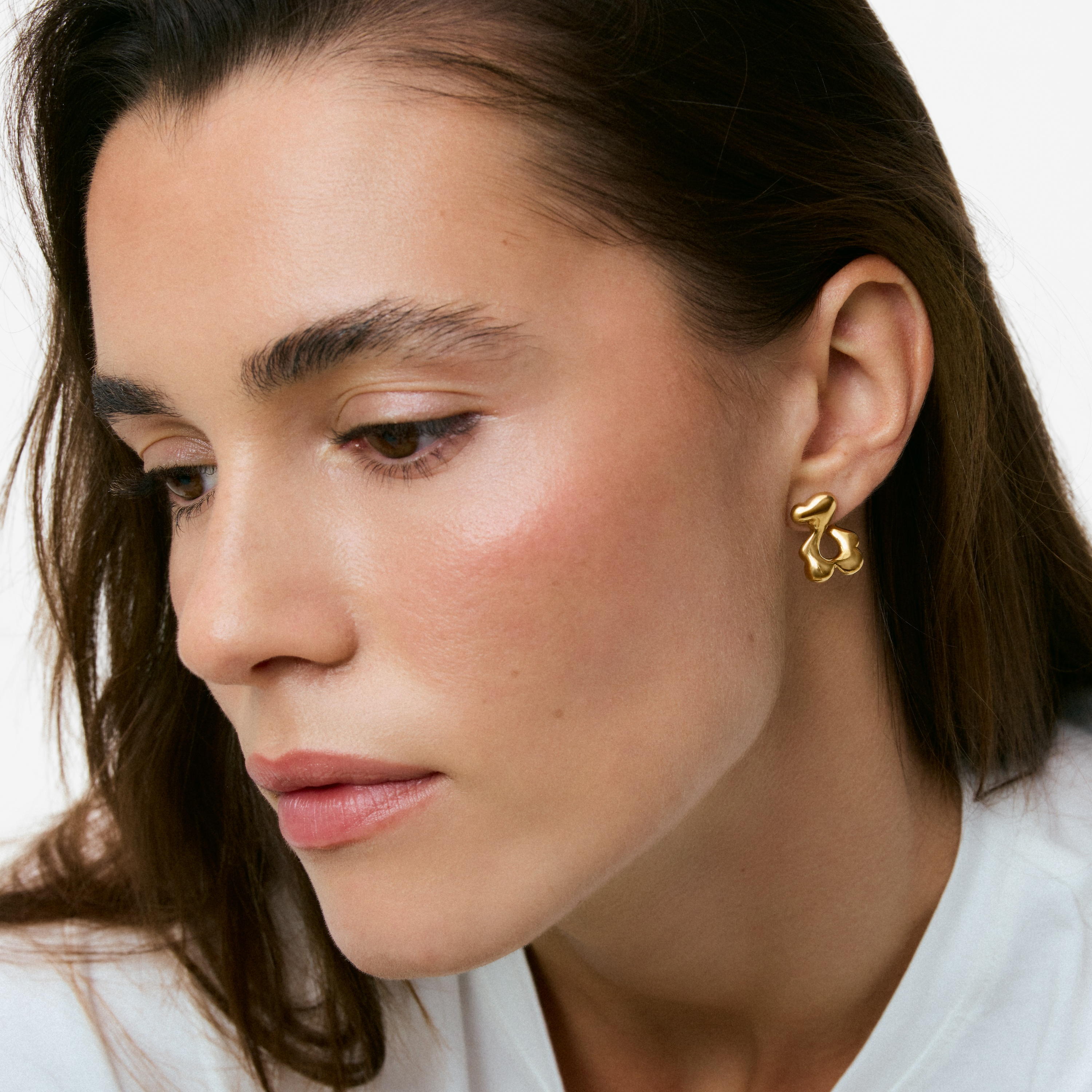 9kt gold bear Earrings TOUS Strain
