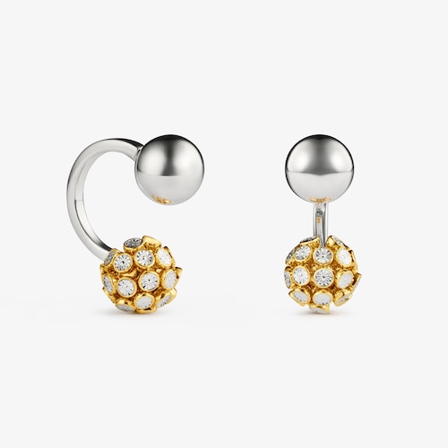 Two-tone ball Hoop earrings TOUS Maggie Disco