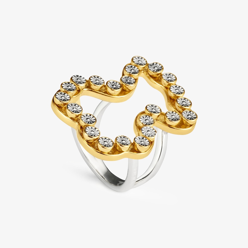 Anillo oso bicolor TOUS Maggie Disco