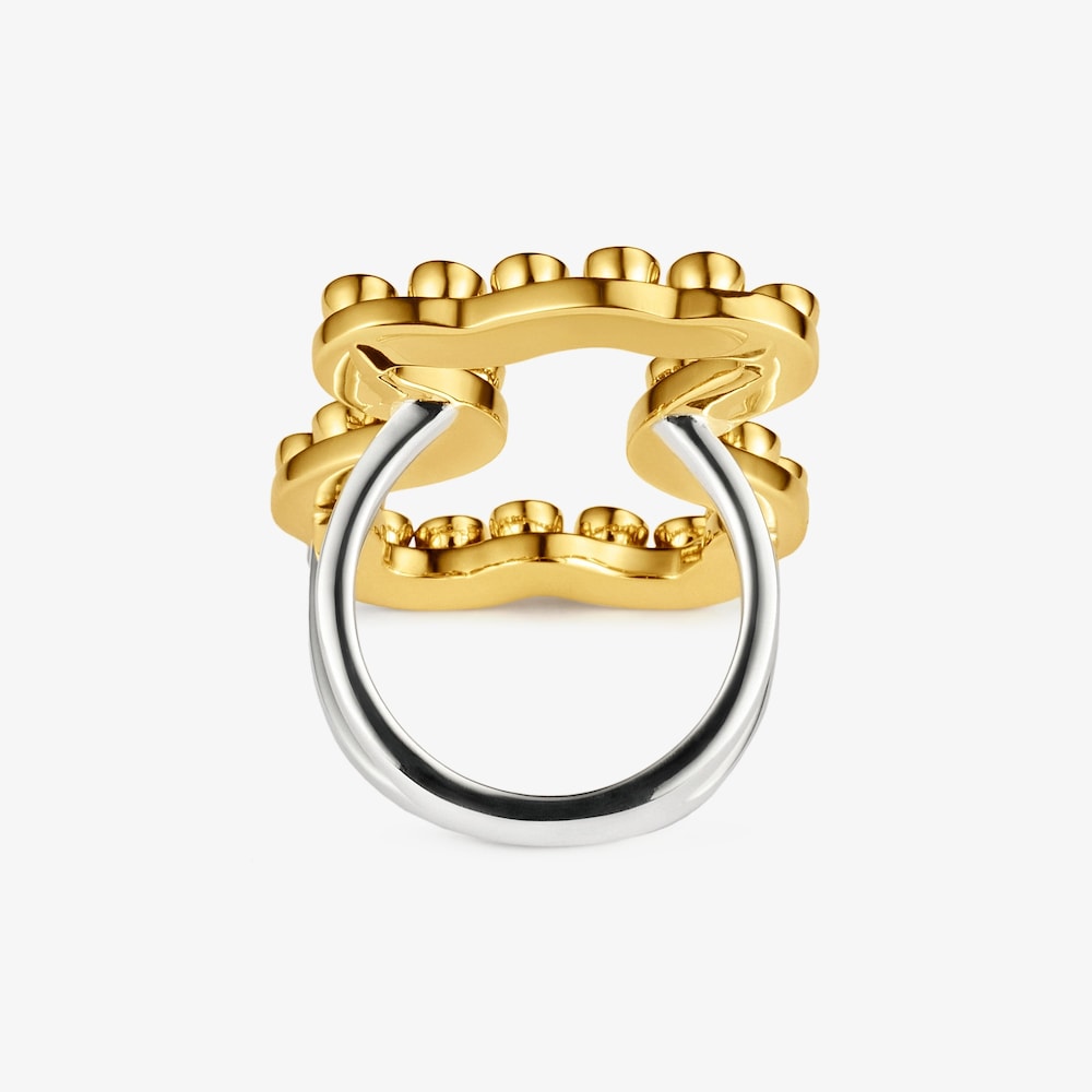 Anillo oso bicolor TOUS Maggie Disco