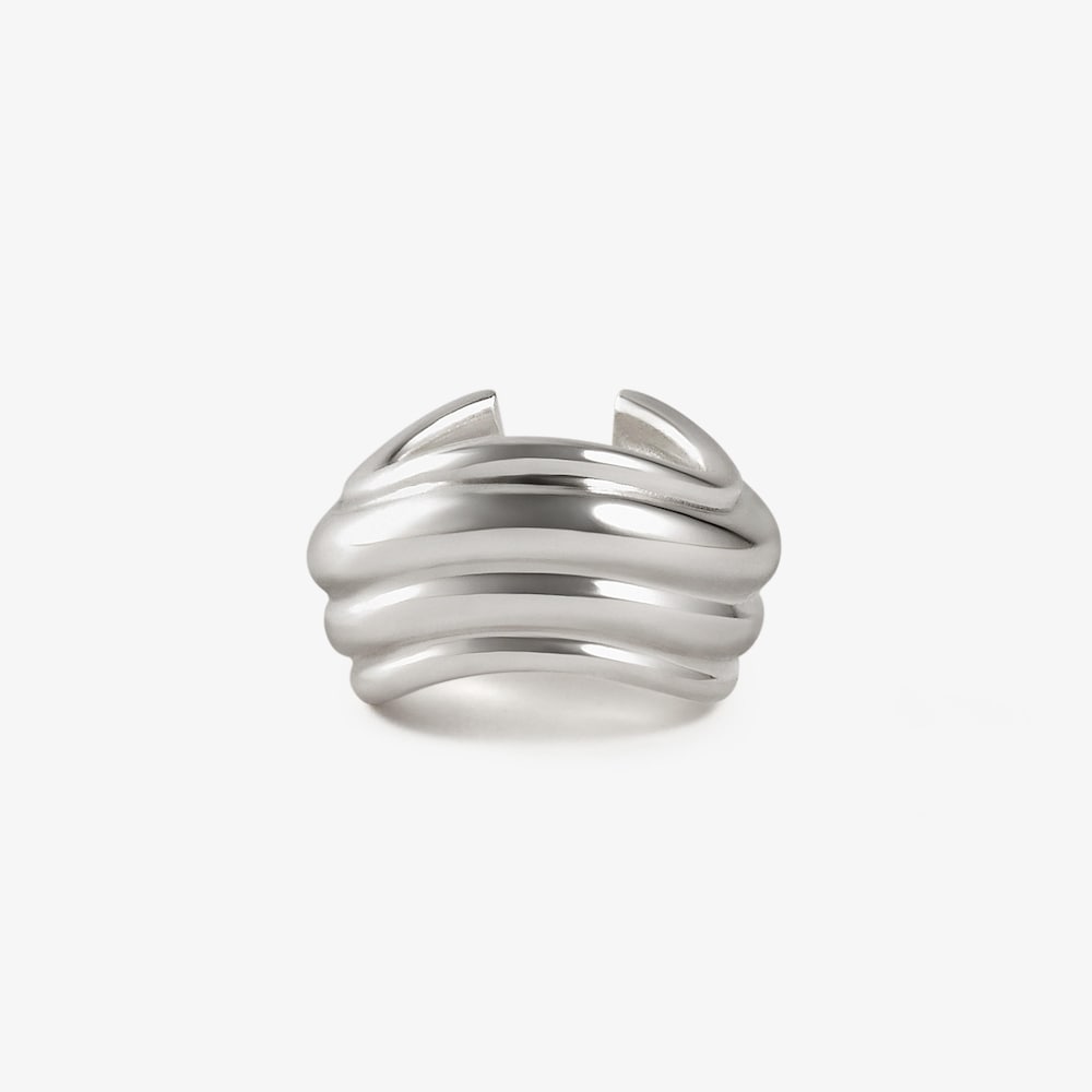  Earcuff en ba&ntilde;o de plata TOUS Lia