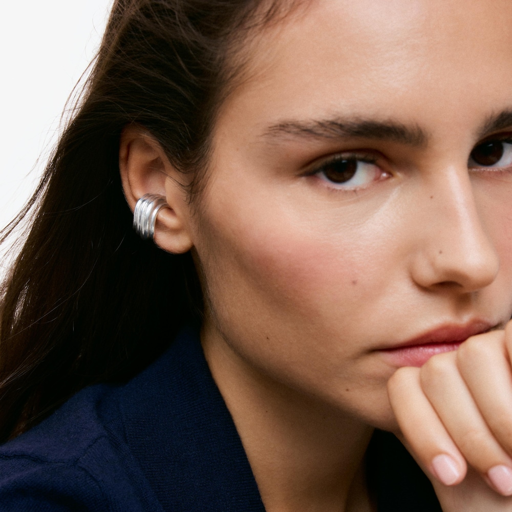  Earcuff en ba&ntilde;o de plata TOUS Lia