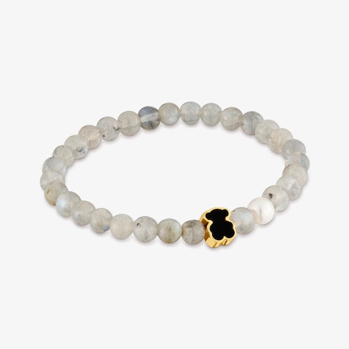 Pulsera elastica oso con labradorita TOUS Eureka